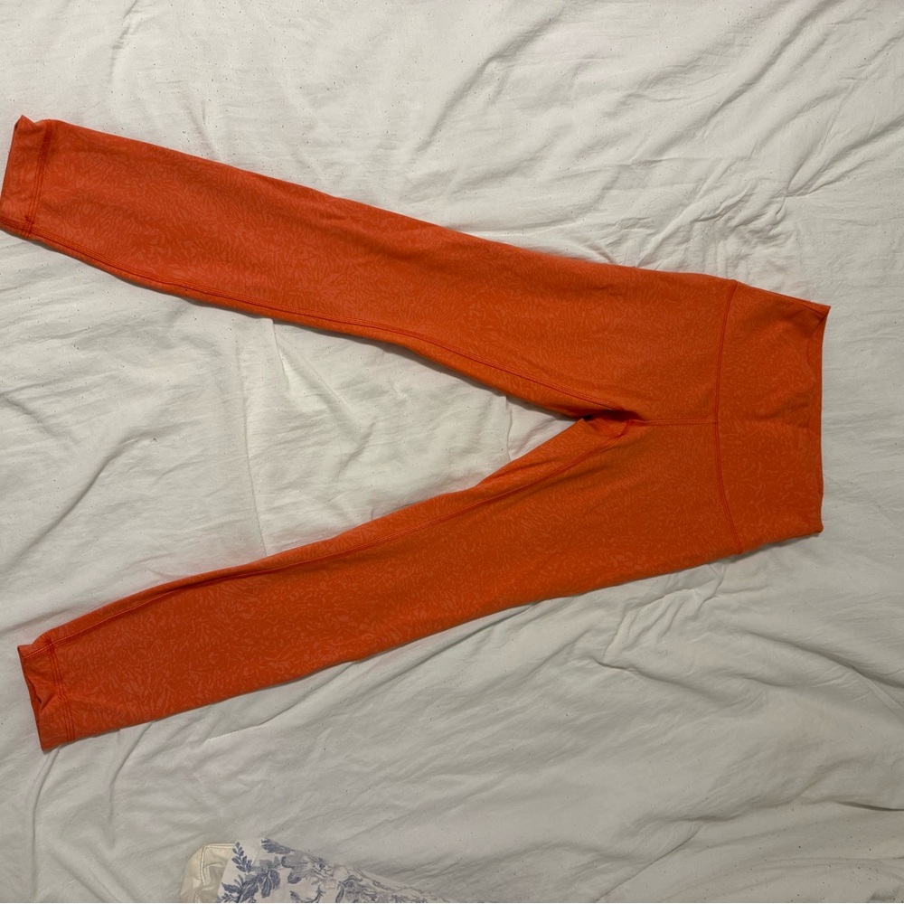 lululemon athletica Orange Leggings